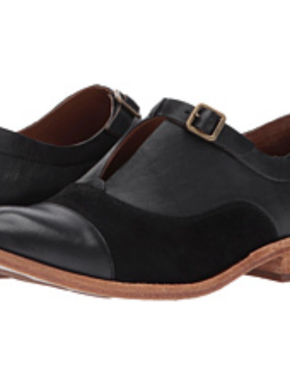 Kork-Ease Niseda Women’s Black Leather Oxford Style Buckle Size 9M
